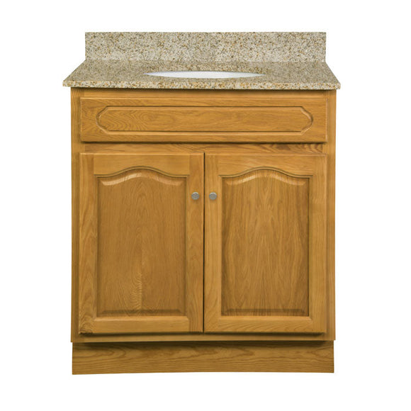 Walnut Ridge Cabinetry Vanity with Drawers  Appalachian Oak AOV3018