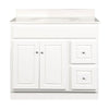 Walnut Ridge Cabinetry Vanity with Drawers – Glossy White