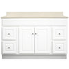 Walnut Ridge Cabinetry Vanity with Drawers – Glossy White V4821D