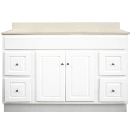Walnut Ridge Cabinetry Vanity with Drawers – Glossy White V4821D