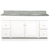 Walnut Ridge Cabinetry Vanity with Drawers – Glossy White V6021D